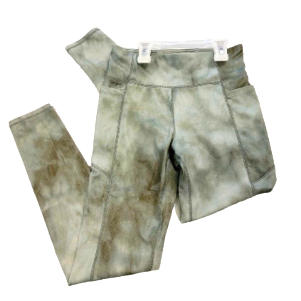 5/$25....Size 12 Gap Green Camo Tights with pockets